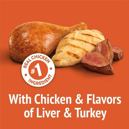Cat Treats - with Chicken & Flavors of Liver & Turkey - 20 Oz (Pack of 2)6