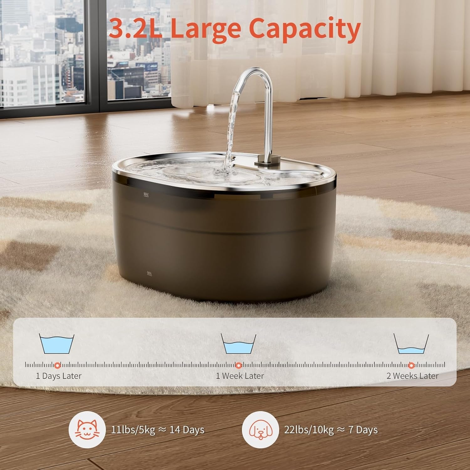 cat-water-fountain-3-2l-automatic-cat-fountains-for-drinking-with-faucet-design-super-silent-pet-drinking-dispenser-with-water-level-for-cats-dogs-multiple-pets-black-3-2l