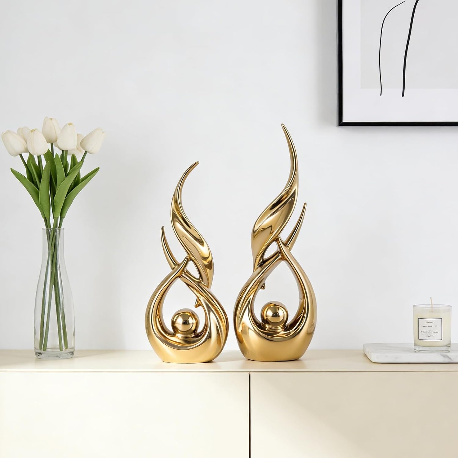 2-pcs-gold-ceramic-statues-for-home-decor-accents-modern-abstract-art-sculptures-elegant-tabletop-decorative-objects-for-dining-room-entryway-tv-stand-mantel-coffee-table-centerpieces