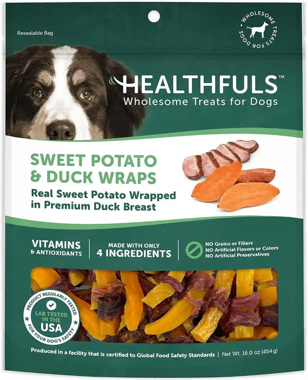 Healthfuls Chicken Wrapped Sweet Potato Dog Treats, 16Oz10