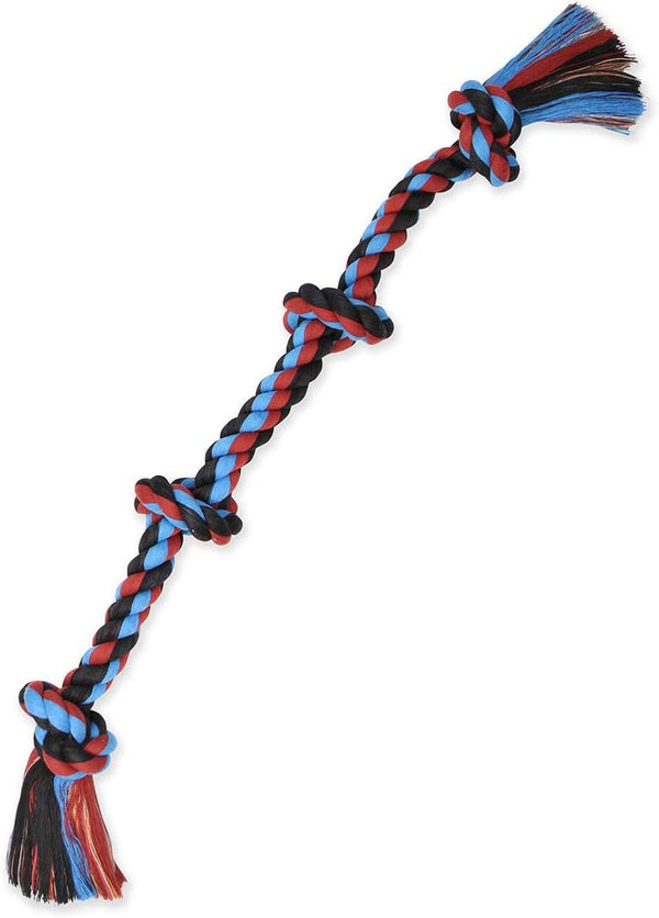 Mammoth Flossy Chews Color Rope Tug – Premium Cotton-Poly Tug Toy for Dogs – Interactive Rope– Dog Chew Toy, Assorted Colors11