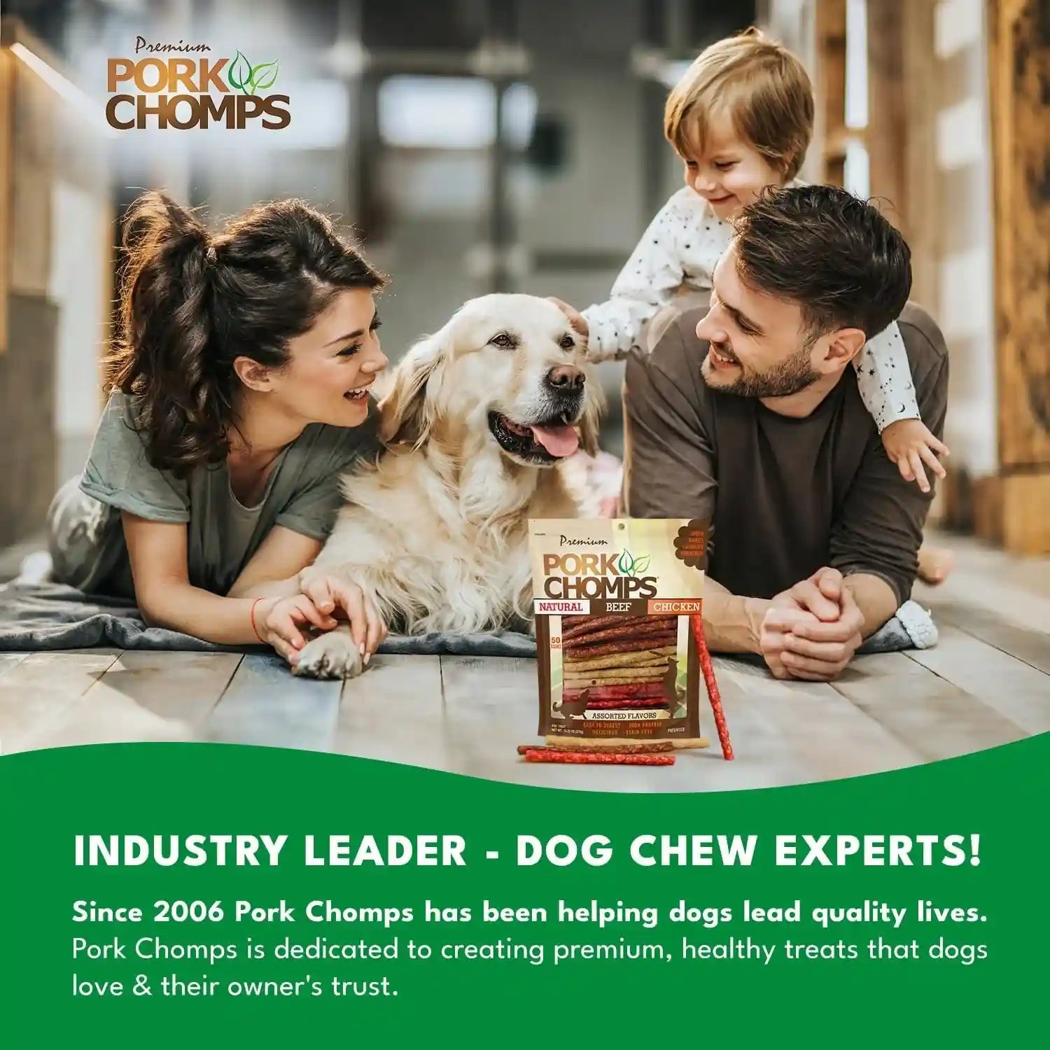 pork-chomps-dog-chews-5-in-munchy-sticks-assorted-flavors-50-count-oven-baked-from-real-pork-skin-a-rawhide-free-chew-thats-low-in-fat-high-in-protein-and-easy-to-digest