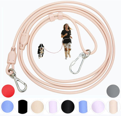 9-In-1 Hands Free Dog Leash Crossbody/Waist Blue Small Dogs | Adjustable, Waterproof No-Pull Dog Collar/Harness/Leash Set, Heavy Duty, Slip Lead, Fits 8-120Lbs13