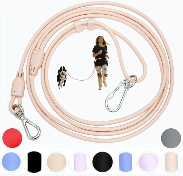 9-In-1 Hands Free Dog Leash Crossbody/Waist Blue Small Dogs | Adjustable, Waterproof No-Pull Dog Collar/Harness/Leash Set, Heavy Duty, Slip Lead, Fits 8-120Lbs13