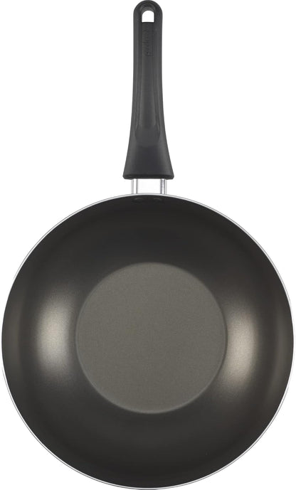 Everyday Nonstick 11-Inch Stir Fry Pan, Deep Walled Skillet for Easy Mixing, Even-Heating Aluminum Wok, Ergonomic Handle, Charcoal Silicone Lacquer, Black Frying Pan4