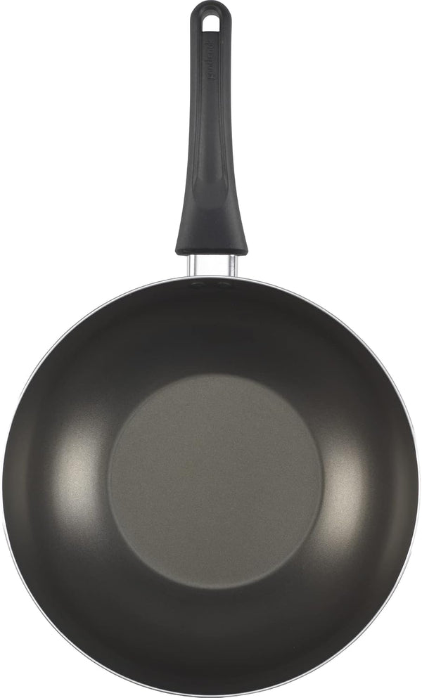 Everyday Nonstick 11-Inch Stir Fry Pan, Deep Walled Skillet for Easy Mixing, Even-Heating Aluminum Wok, Ergonomic Handle, Charcoal Silicone Lacquer, Black Frying Pan4