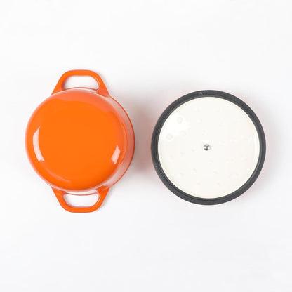 Enameled Cast Iron Mini Sauce Pan 1.5 QT Orange…4