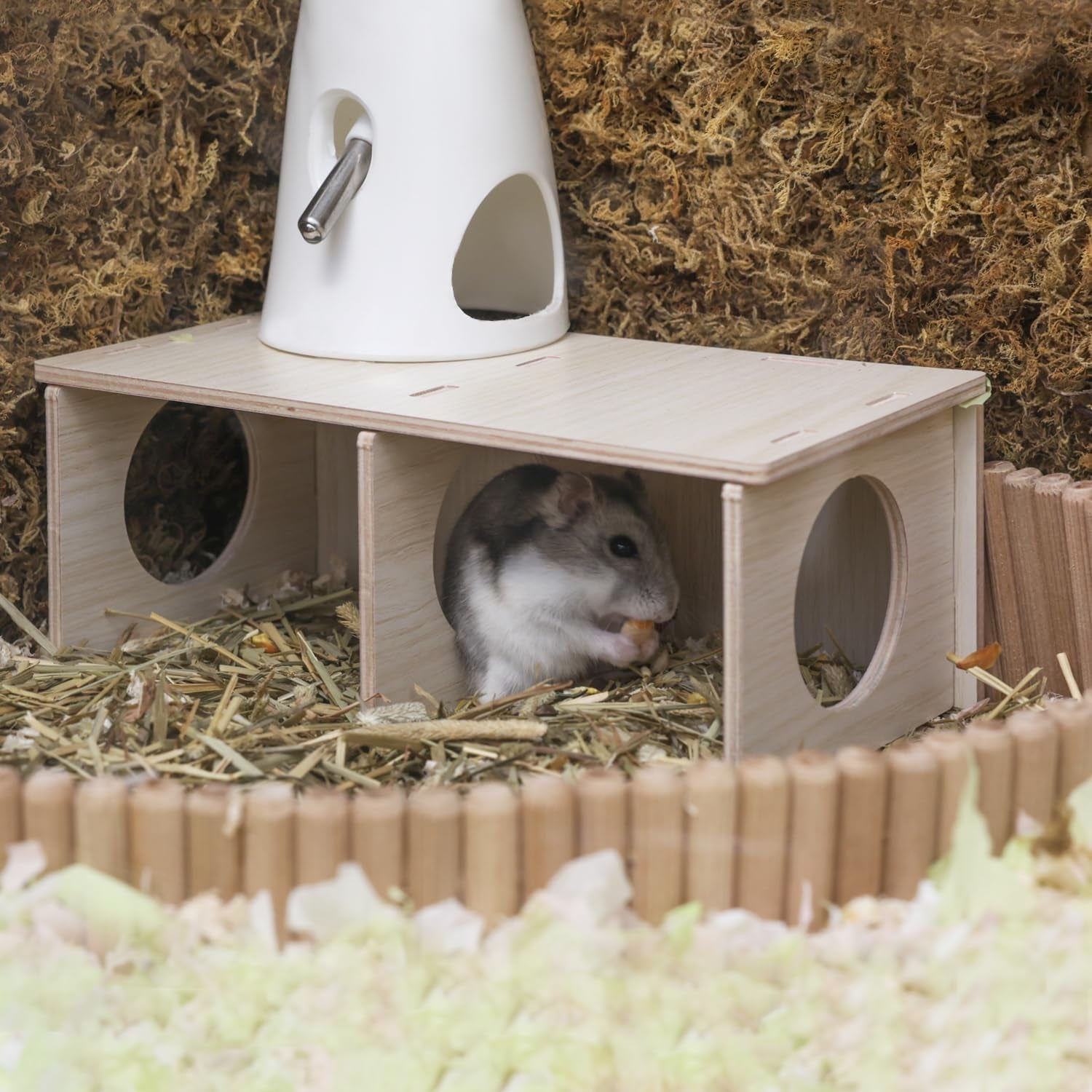hamster-peep-tunnel-2-chamber-wooden-hamster-hideout-water-resistant-platform-for-dwarf-hamsters-and-small-pets-8-3-x-4-3-x-3-1
