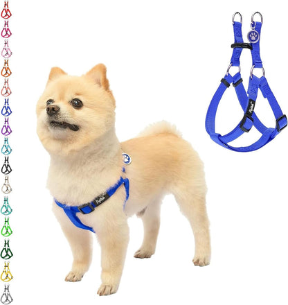 PUPTECK No Pull Dog Harness Soft Adjustable Basic Nylon Step in Puppy Vest Outdoor Walking with ID Tag47