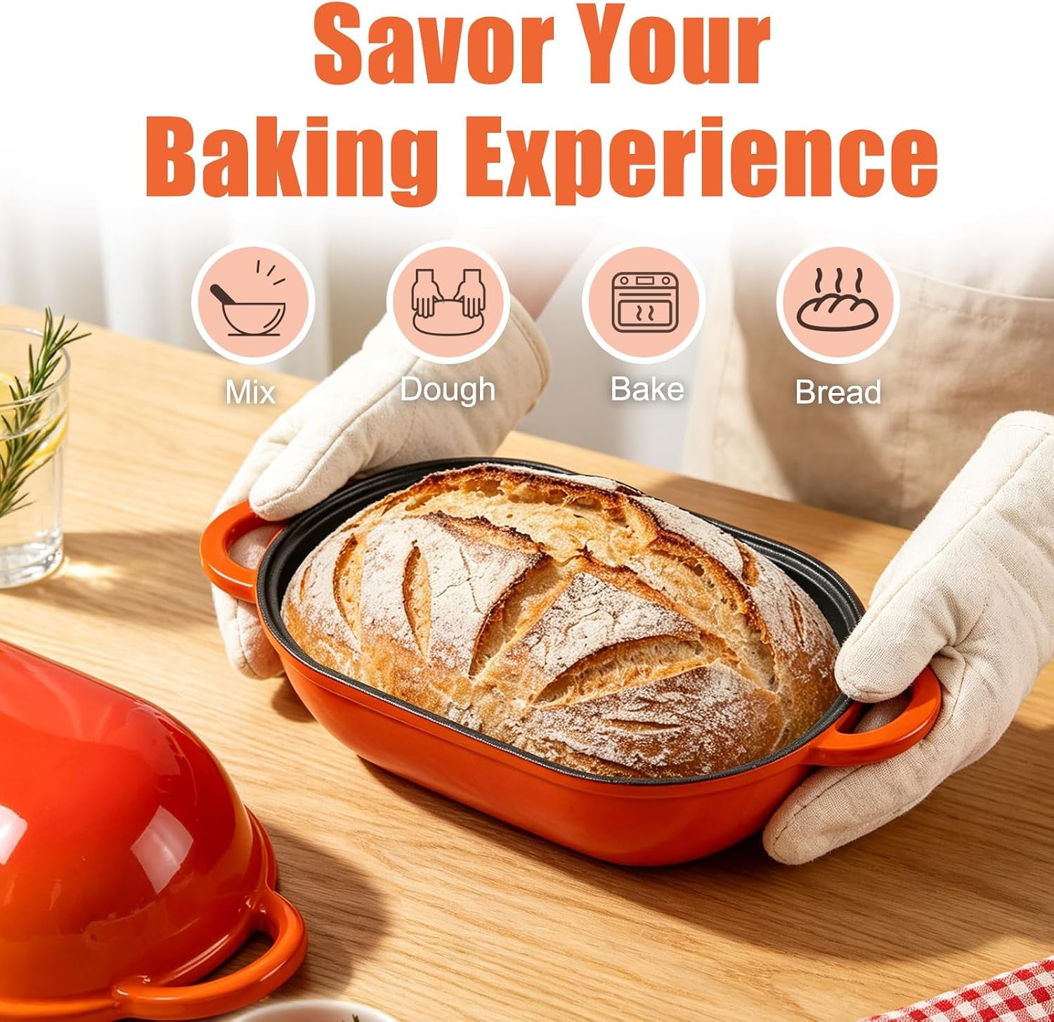 5-qt-enameled-cast-iron-sourdough-bread-oven-loaf-pan-with-lid-oval-dutch-oven-for-homemade-sourdough-bread-baking-oven-safe-up-to-500-f-meatloaf-pan-with-dome-lid-orange