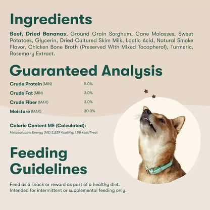 Jinx Dog Training Treats, Bite-Sized Training Treats for Dogs, Beef, 4Oz | 2 Pack Healthy Dog Treats Training with Grass-Fed Beef, Vitamins for Immunity & No Fillers for Puppies, Adults & Seniors6