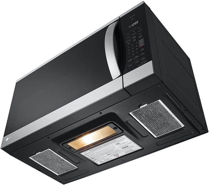 1.8 Cu. Ft. 30 In. W Smart over the Range Microwave Oven with Easyclean in Printproof Stainless Steel 1000-Watt8