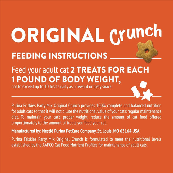 Purina Friskies Cat Treats, Party Mix Original Crunch - 30 Oz. Pouch7