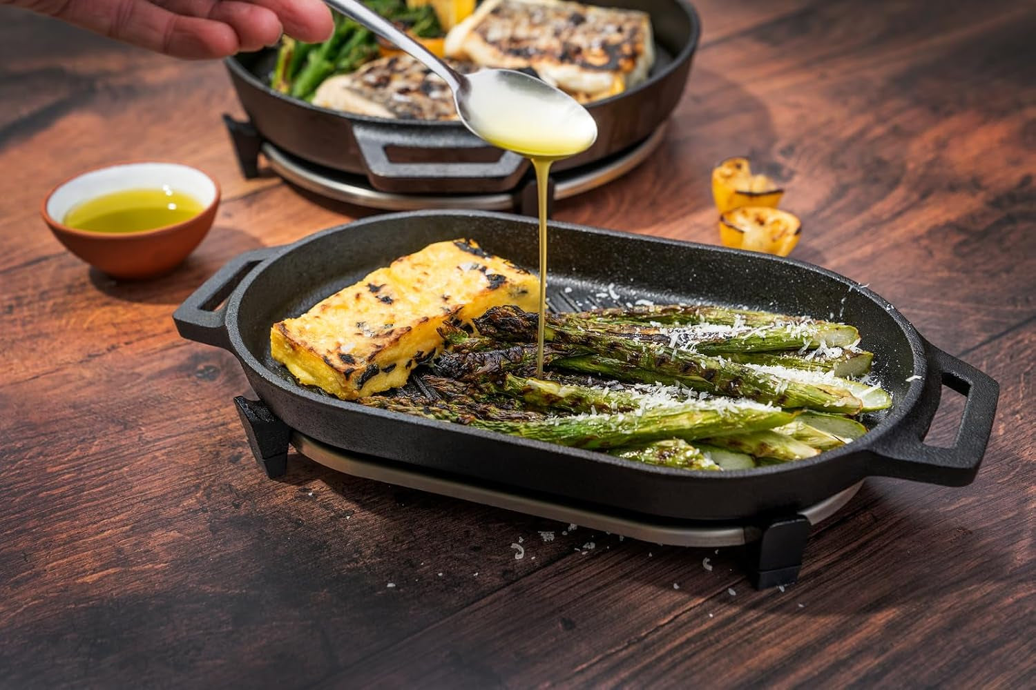 ooni-cast-iron-grizzler-pan-grill-frying-pan-12-x-6-griddle-plate-with-removable-handle-and-stainless-steel-trivet-pre-seasoned-non-stick-oven-safe-cookware-pizza-oven-and-bbq-accessories