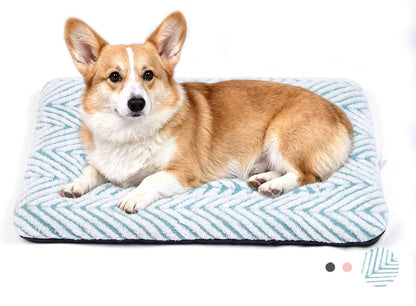 Mora Pets Cat Bed for Indoor Cats Washable Dog Crate Pad Cute Star Dog Bed Mat for Small Dogs Pet Kennel Pad for Cage Soft Flat Puppy Kitten Cushion Sleeping Anti-Slip Grey 22 X 1326