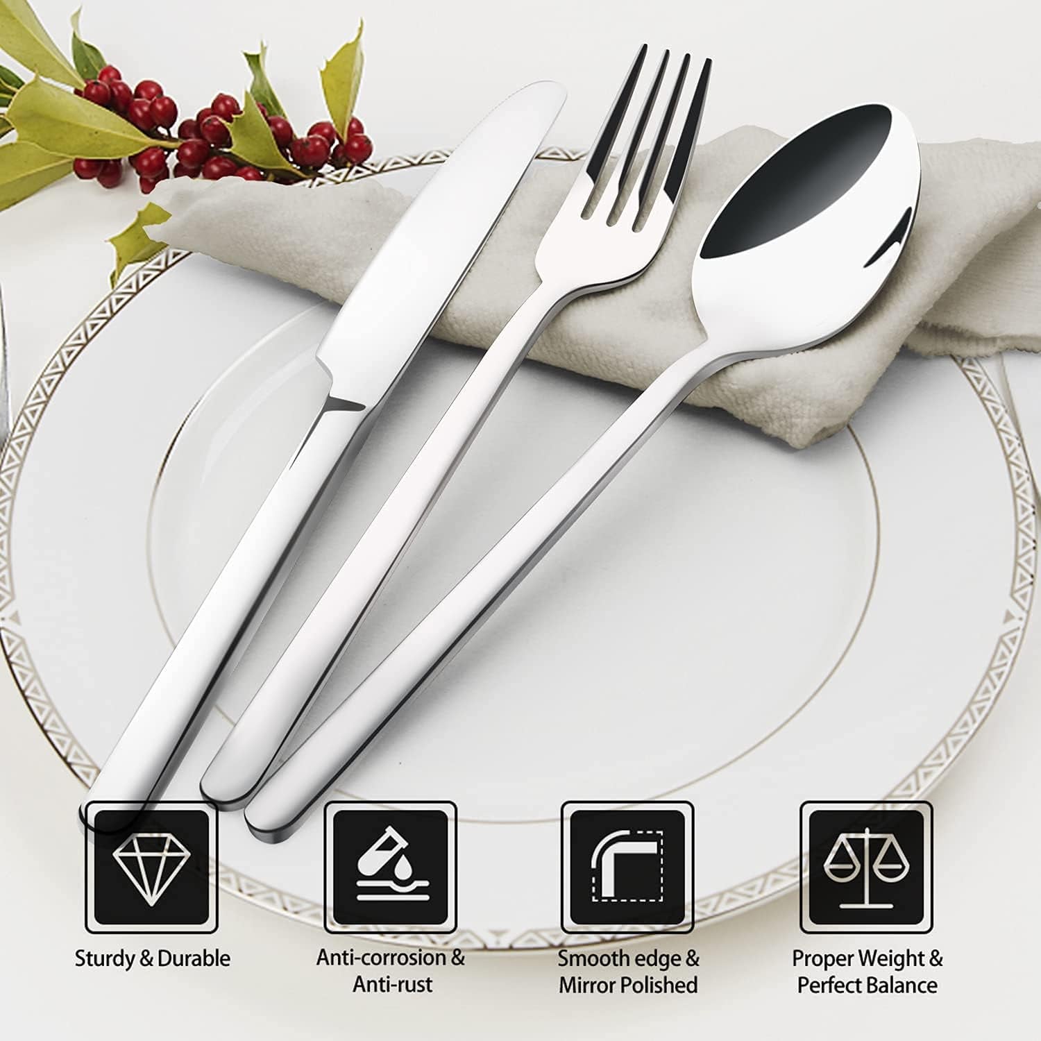 silverware-set-20-piece-flatware-cutlery-set-for-4-18-10-stainless-steel-silverware-mirror-polished-dishwasher-safe-for-home-restaurant-wedding-partysilver-20-pieces-for-4