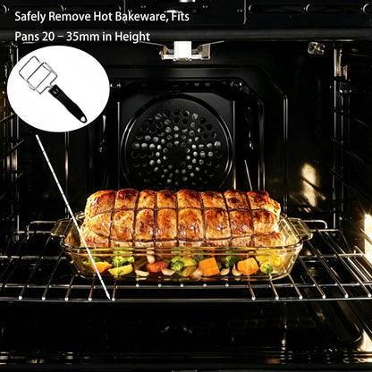 2 Pcs Toaster Ovens, Air Fryer Accessories for Air Fryer Pans Oven Rack Puller, Practical Tool for Oven Daily Application6