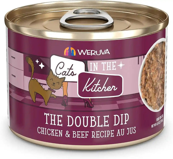 Weruva Cats in the Kitchen, Kitchen Cuties Variety Pack, Wet Cat Food, 3.2Oz Can (Pack of 12)18