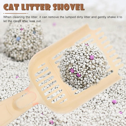 Milisten Cat Litter Box with Scoop Splash-Proof Kitten Litter Pan Medium Square Plastic Cat Toilet and Pet Housebreaking7
