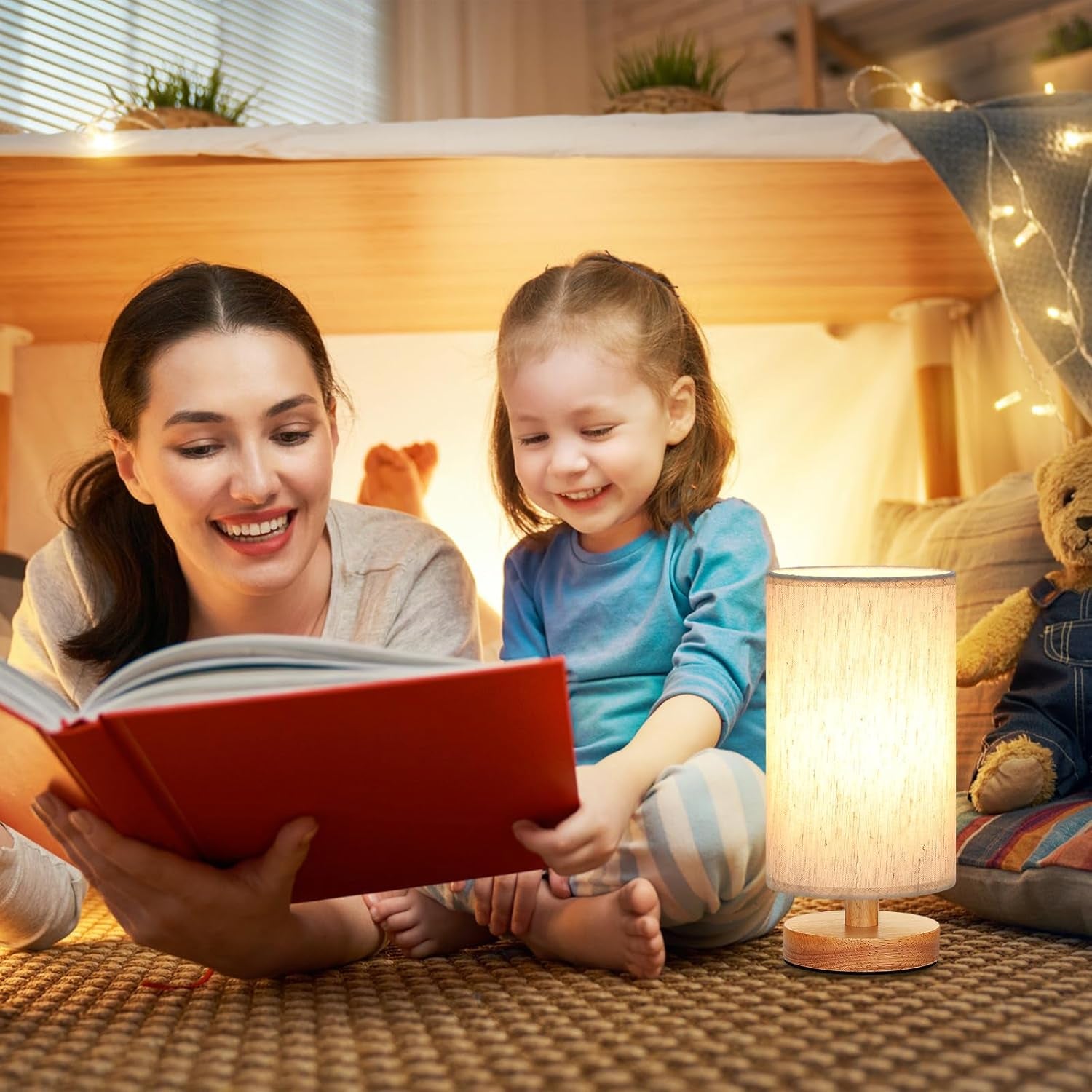 9-small-table-lamp-for-bedroom-inline-control-with-3000k-blub-cream-shade-and-wood-base-680-lumens-easy-assembly-minimalist-design-e26-for-kitchen-for-kids-room