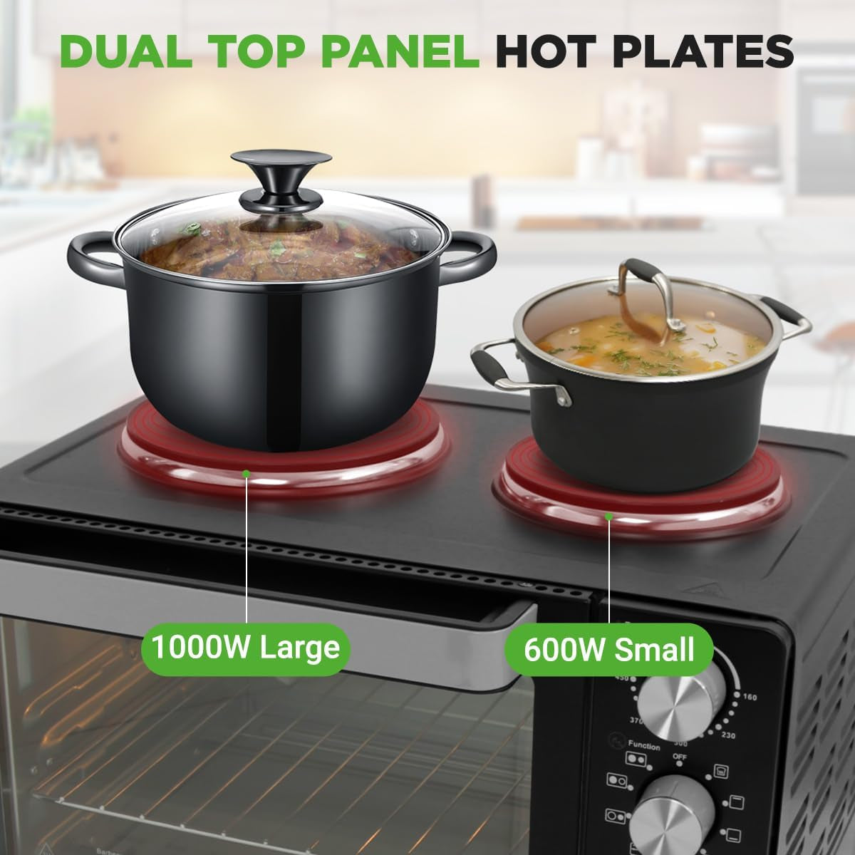 2-in-1-convection-oven-cooker-30-quart-1500w-multi-function-kitchen-oven-with-dual-hot-plates-7-cooking-modes-including-rotisserie-broil-bake-19-6-x-16-0-x-13-5-inches