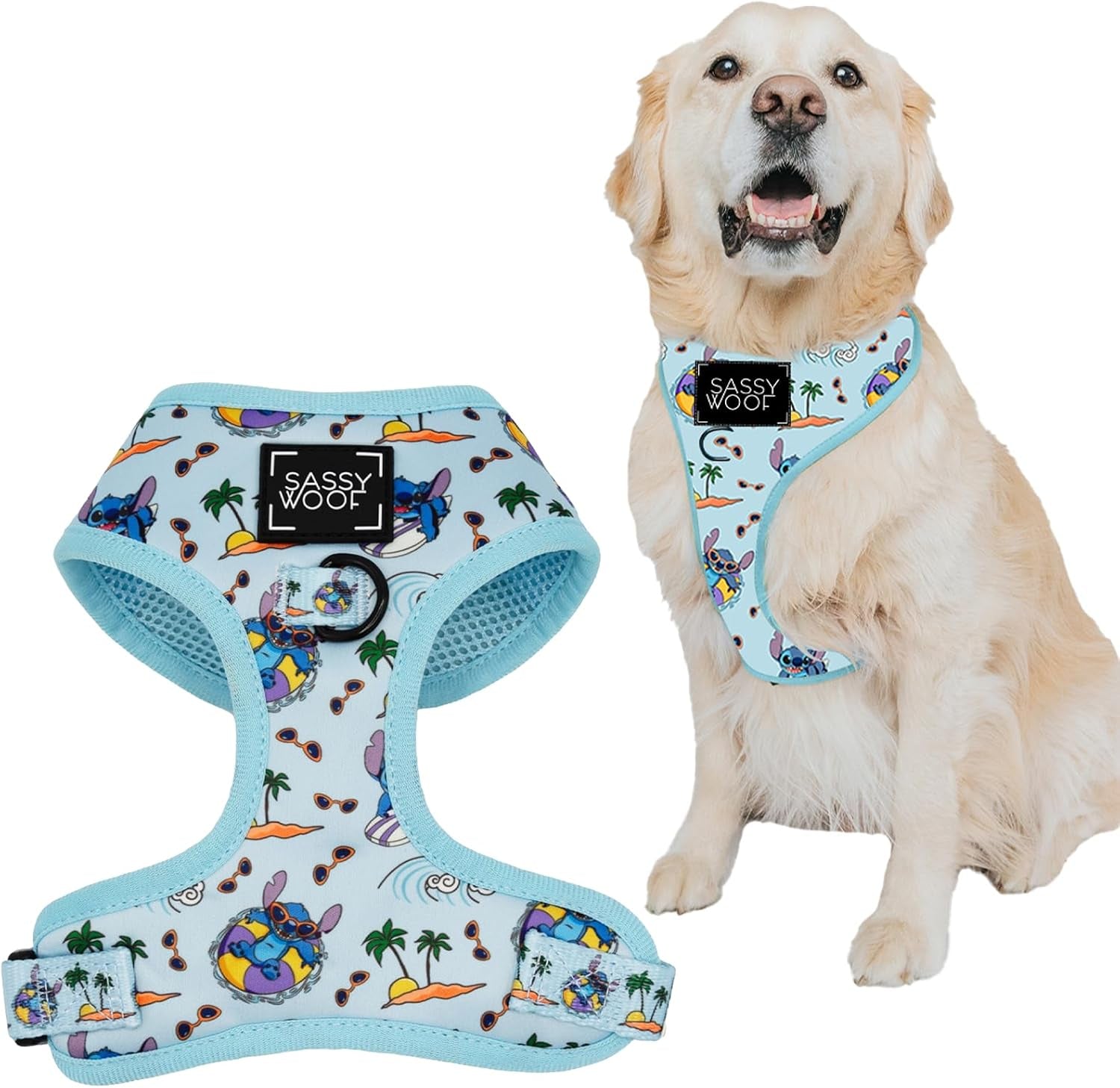 sassy-woof-dog-adjustable-harness-disney-stitch-x-small