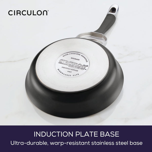 Symmetry Hard Anodized Nonstick Induction Frying Pan, 8.5-Inch Fry Pan, Black5
