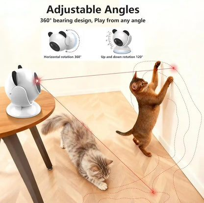 Saolife Laser Cat Toys for Indoor Cats, Truly Random Trjajectory, Suction Cup Design, Run Quiet, Interactive Cat Toy Automatic6