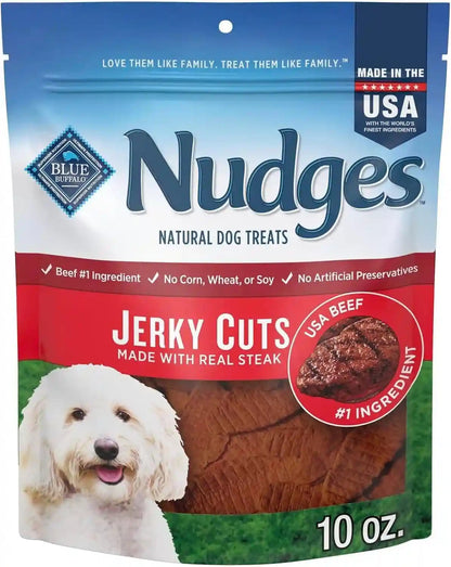 Blue Buffalo Nudges Chicken Jerky Cuts Natural Dog Treats, Tender & Meaty Dog Snacks, Healthy Reward or Training Treat, Made in the USA with Real Chicken, No Artificial Preservatives, 36 Oz.12