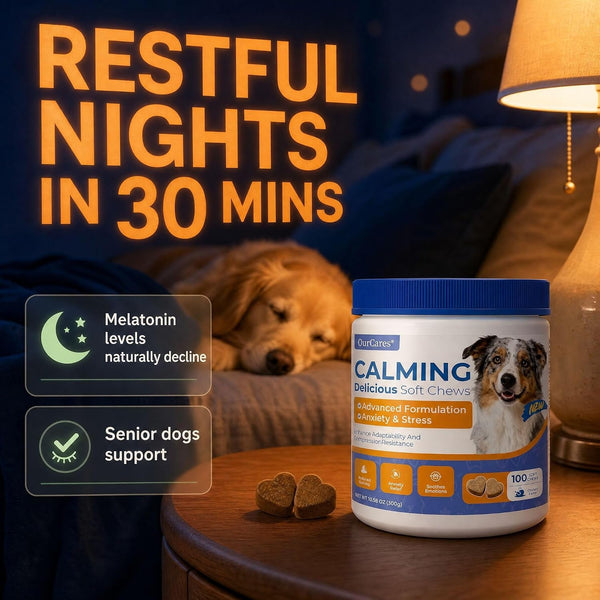 Calming Chews for Dogs Melatonin Anxiety Trial Pack 15 Ct Chicken | Non-Drowsy Soft Chews with Melatonin, Chamomile & L-Theanine. 15-Day Trial Size for Anxiety, Storms, Travel & Sleep Support.5