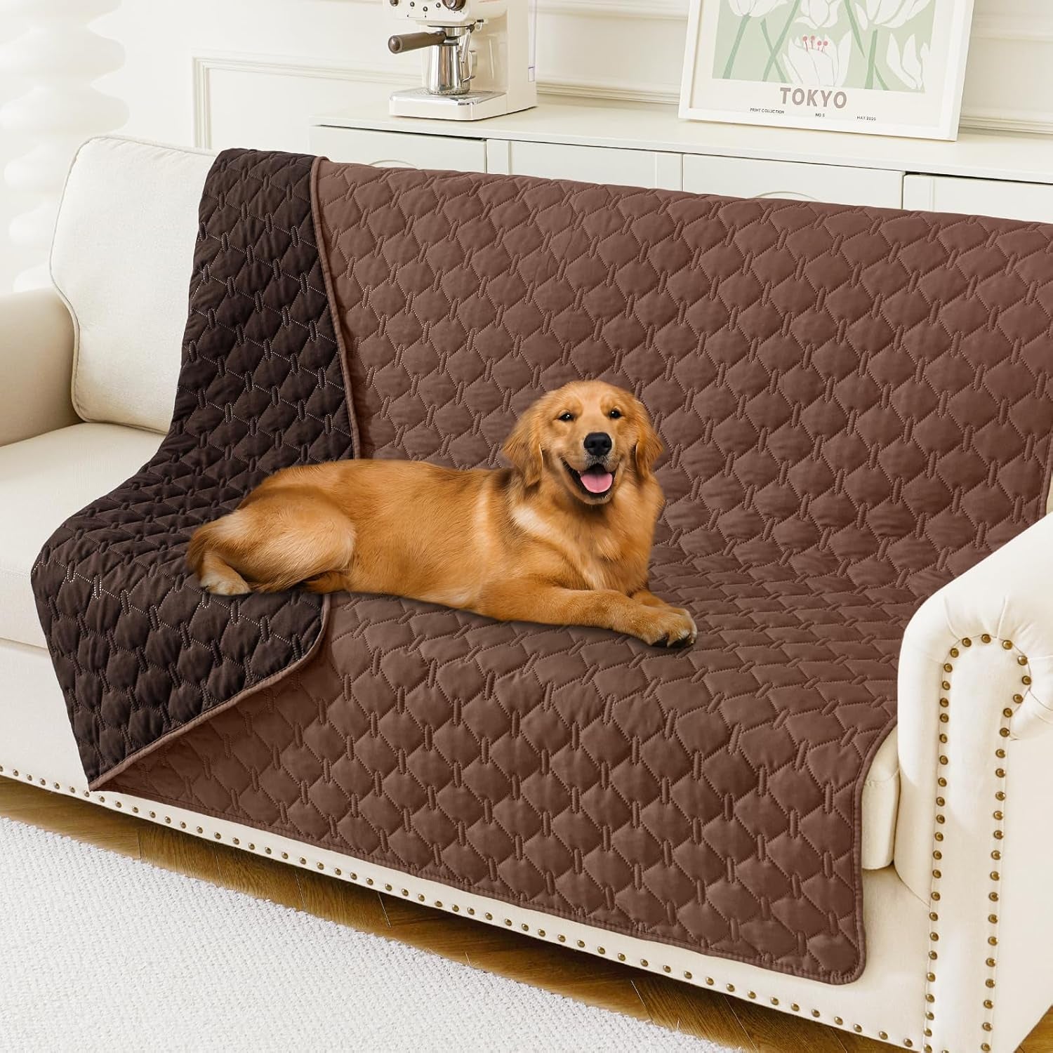 smiry-waterproof-dog-bed-cover-blanket-reversible-pet-blanket-soft-reversible-washable-leakproof-cats-dogs-couch-cover-for-sofa-couch-furniture-30x70-inch