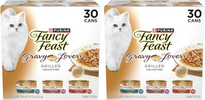 Purina Fancy Feast Gravy Lovers, Poultry & Beef Wet Cat Food, 3Oz, 24-Pack42