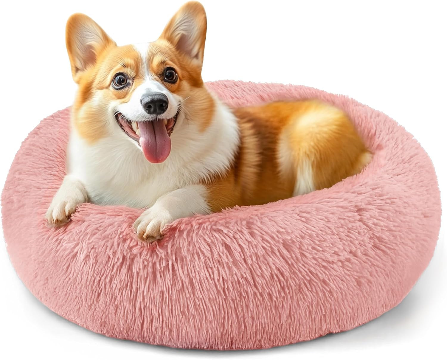 hoewina-dog-cat-bed-for-indoor-cats-20in-calming-donut-bed-for-puppy-and-kitten-washable-round-fluffy-pet-bed-for-small-medium-dogs-and-cats-light-grey