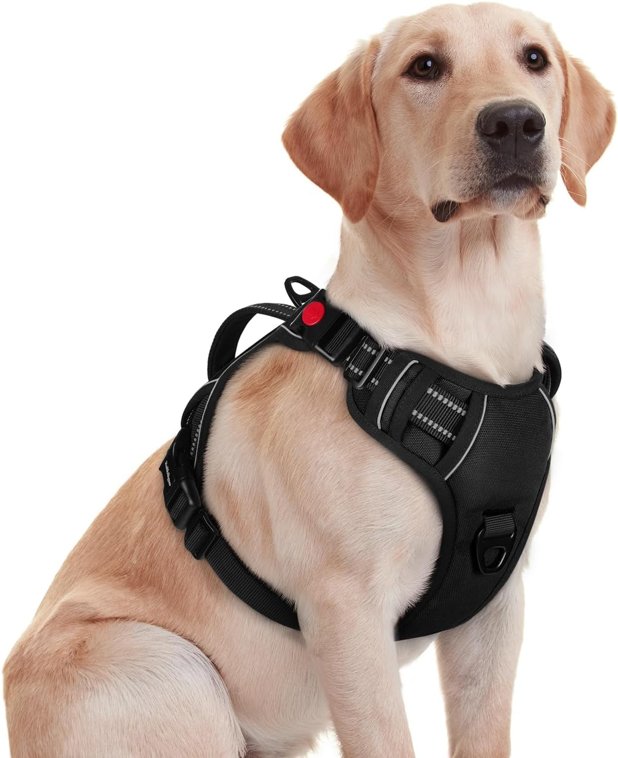 rabbitgoo-large-dog-harness-easy-wear-with-3-buckles-and-lift-handle-no-pull-with-front-clip-for-walking-adjustable-soft-padded-reflective-easy-control-pink-large
