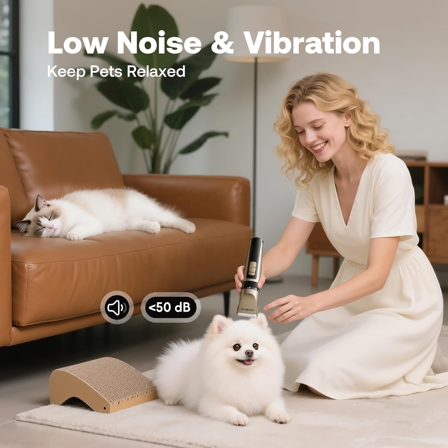 heapets-dog-grooming-clippers-low-noise-electric-quiet-adjustable-clipper-comb-rechargeable-cordless-dog-hair-clippers-for-dogs-cats-pets-gold
