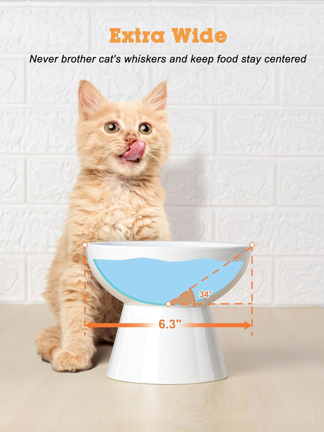 loejan-elevated-cat-food-and-water-bowls-set-extra-wide-and-raised-ceramic-bowls-anti-vomit-whisker-free-pressure-cat-feeder-for-kittens-to-adult-cats-and-small-dogs-white-water-bowl
