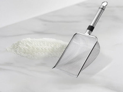 Stainless Steel Cat Litter Scoop – Anti-Stick Litter Shovel with Hook, Rust-Proof & Heavy Duty Cat Litter Scooper for Clumping Litter, Easy to Clean & Store1