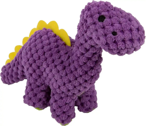 Godog Checkers Fat Rooster Squeaky Plush Dog Toy, Chew Guard Technology - White, Large27