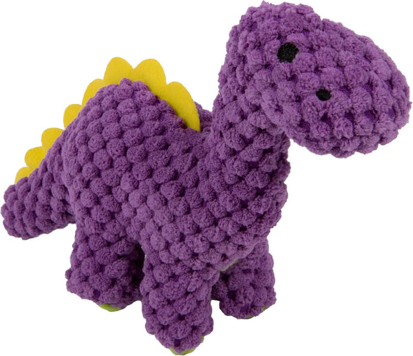 Godog Checkers Fat Rooster Squeaky Plush Dog Toy, Chew Guard Technology - White, Large27