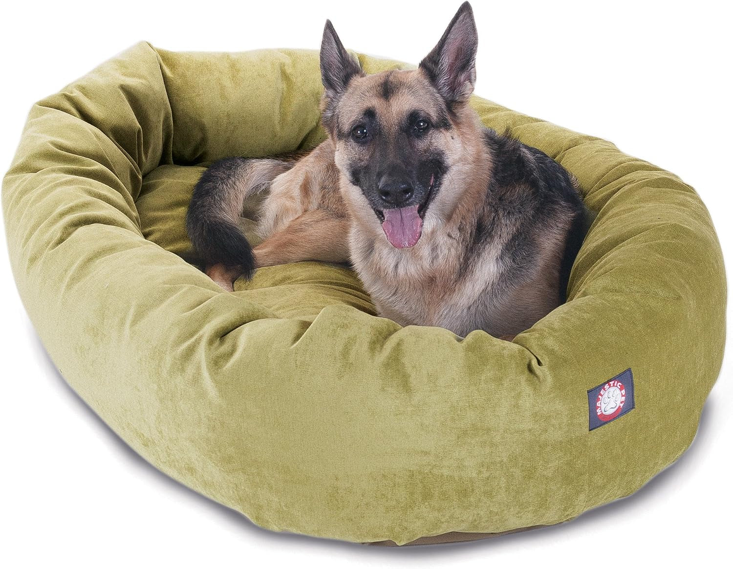 majestic-pet-40-inch-micro-velvet-calming-dog-bed-washable-cozy-soft-round-dog-bed-with-spine-for-head-support-fluffy-donut-dog-bed-40x29x9-inch-round-pet-bed-large-pearl