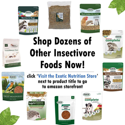 Premium Insectivore Diet (1.25Lb) - Healthy Nutritious Chicken Based High Protein Pellet Diet - for Sugar Gliders, Hedgehogs, Opossums, Skunks & Other Insectivores5