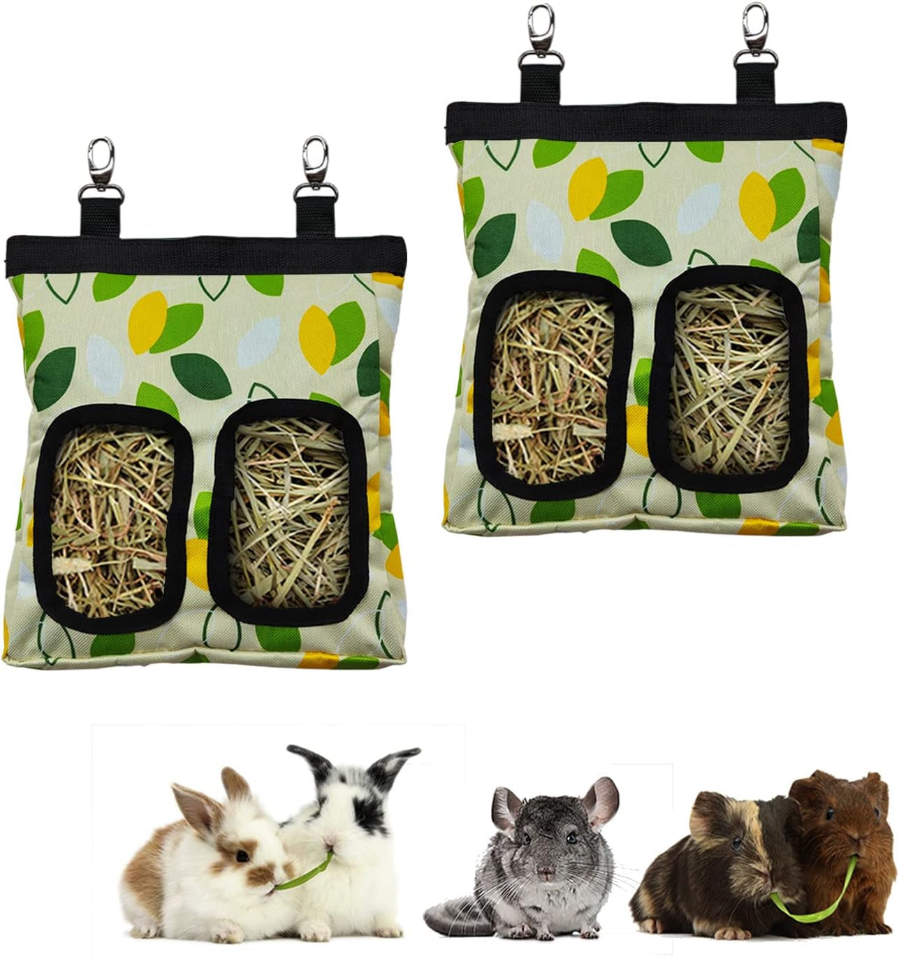 rioussi-guinea-pig-hay-feeder-hanging-rabbit-hay-feeder-bag-blueflower-upgraded-double-layer-fabric-bite-resistant-cleaner-hay-less-mess-small-animal-hay-holder-for-bunnies-chinchillas