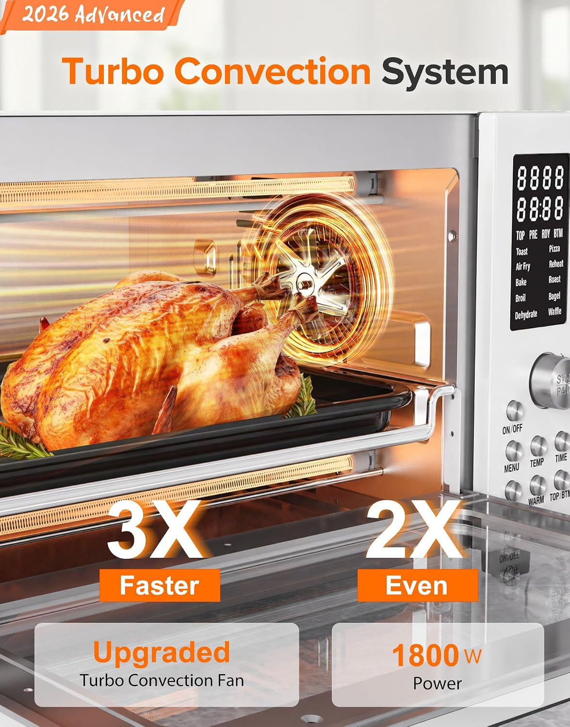 bravo-pro-smart-air-fryer-toaster-oven-countertop-combo-10-in-1-cooking-functions-1800w-50-450-f-21-qt-pfas-free-upgraded-super-convection-cream