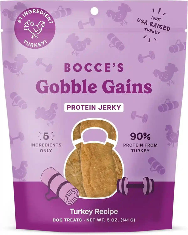 Bocce'S Bakery Turkey & Sweet Potato Flavor Jerky Stick Dog Treats, 4 Oz | High-Protein, Wheat-Free, Limited-Ingredient Treats with No Added Salt or Sugar - Baked in the USA16
