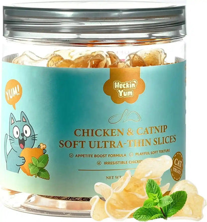 Soft Chicken & Shrimp Cat Treats Thin Slices Easy Chew 3.2 Oz | Thin Soft Slices for Kittens, Adults and Senior Cats; Easy-Chew Texture for Daily Rewarding11