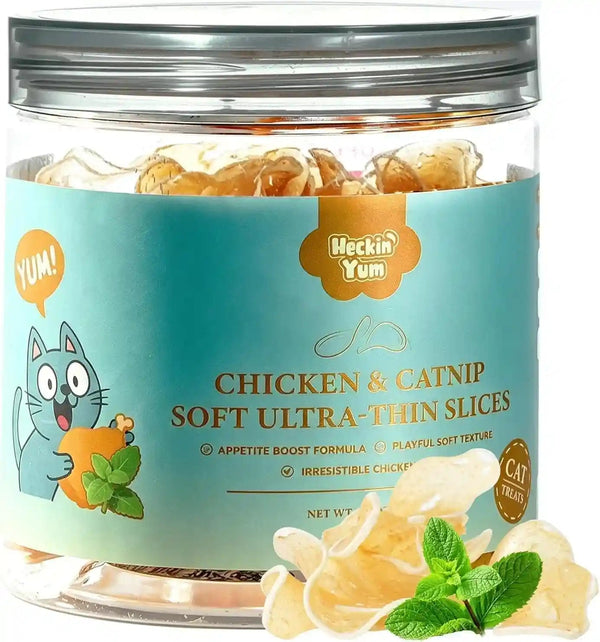 Soft Chicken & Shrimp Cat Treats Thin Slices Easy Chew 3.2 Oz | Thin Soft Slices for Kittens, Adults and Senior Cats; Easy-Chew Texture for Daily Rewarding11