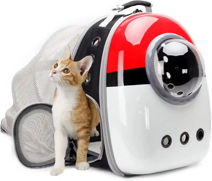 Expandable Pink Cat Backpack Carrier, Fit up to 12 Lbs, Space Capsule Clear Bubble Window Pet Carrier Backpack for Kitten Bunny Rabbit and Small Puppy10