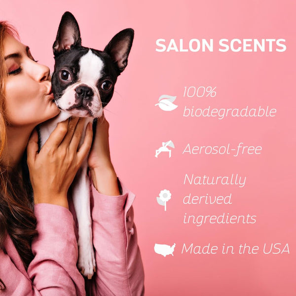 Bark2Basics Salon Scents Dog Cologne Spray and Perfume, Blueberry Pie, 8 Oz | Long Lasting Perfume and Deodorant for Dogs and Cats; Deodorizing Pet Grooming Mist, Ready to Use, Groomer Grade, USA Made6