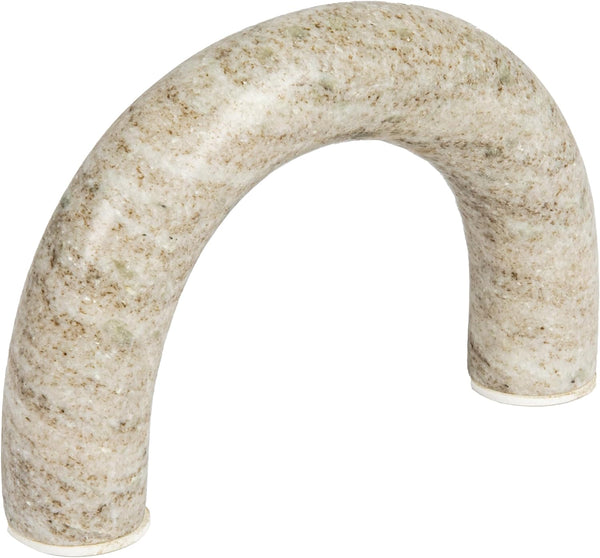 Creative Co-Op Marble Arch Tabletop Shelf Decor, Beige1