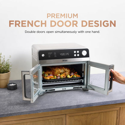 Ninja French Door Premier Air Fry Oven, 10-In-1, Stainless Steel, FO103 | 450F Cyclonic Air, Pfas-Free Surface, Air Fry, Sear Crisp, Bake, Broil, Toast, Proof3
